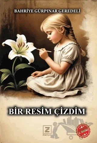Bir Resim Çizdim – Bahriye Gürpınar Geredeli – Zinde Yayıncılık kitap kapağı