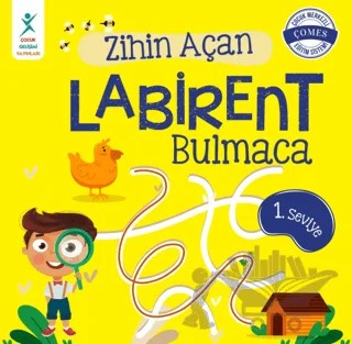 Zihin Açan Labirent Bulmaca 1. Seviye – Kolektif – Çocuk Gelişimi Yayınları kitap kapağı