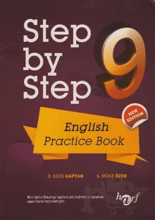 Step by Step 9 – D. Arzu Kaptan, S. Müge Özer – Harf Eğitim Yayıncılık kitap kapağı