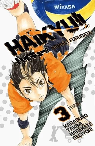 Haikyu!! 3. Cilt - Karasuno Takımı Harekete Geçiyor! – Haruiçi Furudate – Gerekli Şeyler Yayıncılık kitap kapağı