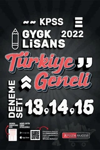 2022 KPSS Genel Yetenek Genel Kültür Türkiye Geneli 3'lü Deneme (13-14-15) – Kolektif – Pegem Akademi Yayıncılık kitap kapağı