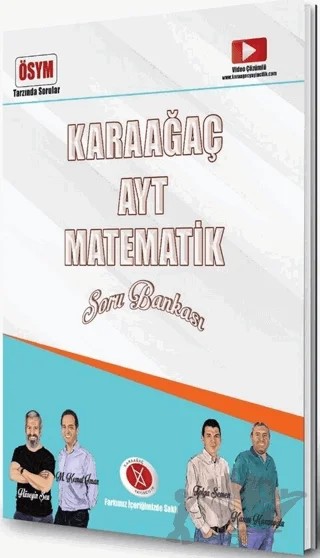 YKS AYT Matematik Soru Bankası – Kolektif – Karaağaç Yayıncılık kitap kapağı