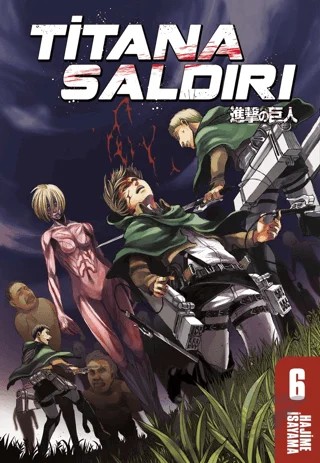 Titana Saldırı 6. Cilt – Hajime İsayama – Gerekli Şeyler Yayıncılık kitap kapağı