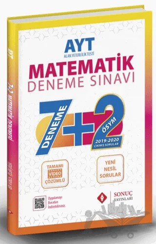 AYT Matematik 7+2 Deneme Sınavı – Kolektif – Sonuç Yayınları kitap kapağı