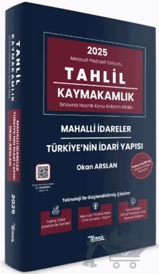 Tahlil Mahalli İdareler ve Türkiye'nin İdari Yapısı Konu Anlatım Kitabı – Okan Arslan – Temsil Kitap kitap kapağı