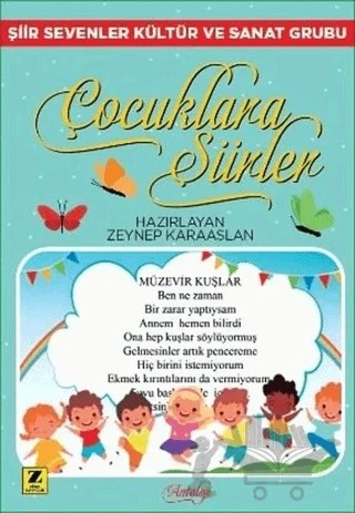Çocuklara Şiirler – Zeynep Karaaslan – Zinde Yayıncılık kitap kapağı