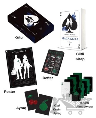 Maça Kızı 8 - 5. Kitap Kutulu – Dilara Pamuk – Artemis Yayınları kitap kapağı