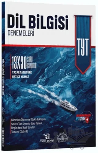 TYT Dil Bilgisi 13 x 30 Denemeleri – Yaşar Tatlıtürk, Hatice Yılmaz – Edebiyat Denizi kitap kapağı