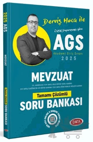 Derviş Hoca ile 2027 AGS Mevzuat Tamamı Çözümlü Soru Bankası – Kolektif – Data Yayınları kitap kapağı