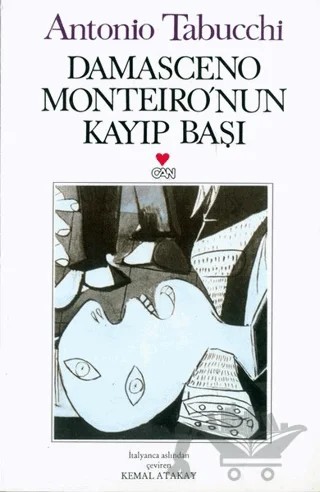 Damasceno Monteiro’nun Kayıp Başı – Antonio Tabucchi – Can Yayınları kitap kapağı