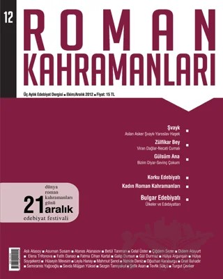 Roman Kahramanları Sayı: 12 Ekim - Aralık 2012 – Roman Kahramanları Dergisi kitap kapağı