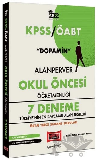 2022 ÖABT AlanPerver Okul Öncesi Öğretmenliği 7 Deneme – Muhammet Mehmet Altun – Yargı Yayınevi kitap kapağı