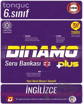 6. Sınıf Dinamo İngilizce Soru Bankası – Kolektif – Tonguç Akademi kitap kapağı