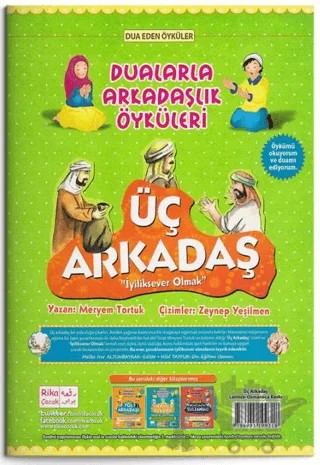 Üç Arkadaş – Meryem Tortuk – Rika Kitap kitap kapağı