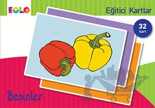 Besinler - Eğitici Kartlar – Kolektif – Eolo Yayıncılık kitap kapağı