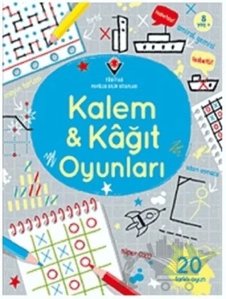 Kalem ve Kağıt Oyunları – Simon Tudhope – TÜBİTAK Yayınları kitap kapağı