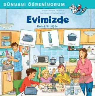 Evimizde - Dünyayı Öğreniyorum – Annette Neubauer – İş Bankası Kültür Yayınları kitap kapağı
