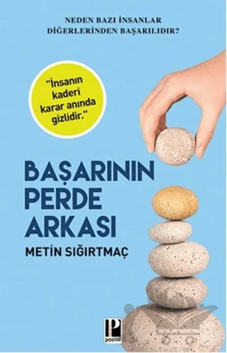 Başarının Perde Arkası – Metin Sığırtmaç – Pozitif Yayınları kitap kapağı