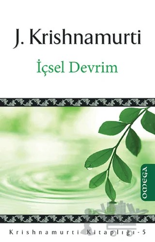 İçsel Devrim – Jiddu Krishnamurti – Omega kitap kapağı