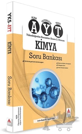 YKS-AYT Kimya Soru Bankası – Ersin Özdemir, Kemal Zaku – Delta Kültür Yayınevi kitap kapağı