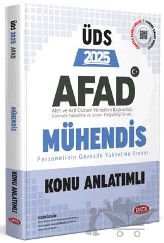 AFAD Mühendis ÜDS Konu Anlatımlı – Kollektif – Data Yayınları kitap kapağı