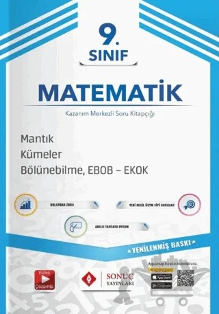 9. Sınıf Mantık, Kümeler, Bölünebilme, Ebok - Ekok – Kolektif – Sonuç Yayınları kitap kapağı