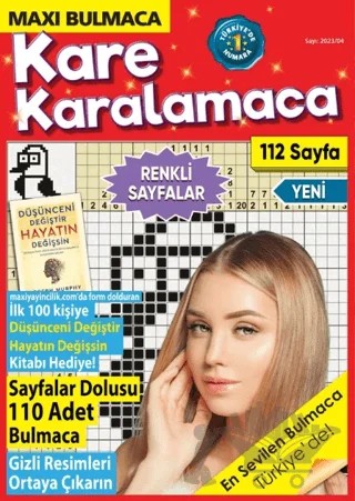 Maxi Kare Karalamaca 16 – Bertan Kodamanoğlu – Maxi Yayıncılık kitap kapağı