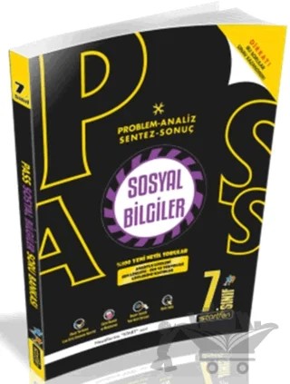 7. Sınıf Pass Sosyal Bilgiler Soru Bankası – Kolektif – Startfen Yayınları kitap kapağı