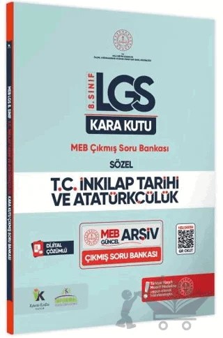 8. Sınıf LGS T.C İnkılap Tarihi ve Atatürkçülüğün Kara Kutusu Dijital Çözümlü Çıkmış Soru Bankası – Kolektif – Karakutu Yayın kitap kapağı