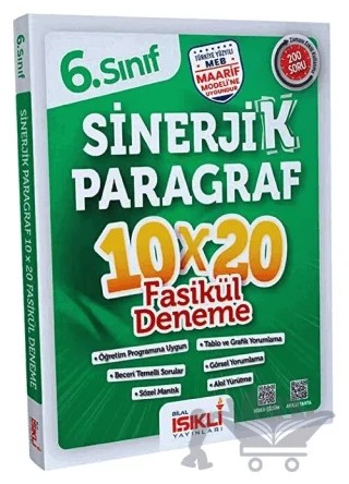 6. Sınıf Sinerjik Paragraf 10x20 Deneme – Kolektif – Bilal Işıklı Yayınları kitap kapağı