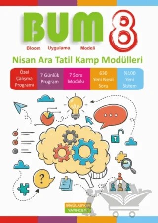 8. Sınıf Nisan Tatili Kamp Modülleri – Kolektif – Simülasyon Yayıncılık kitap kapağı