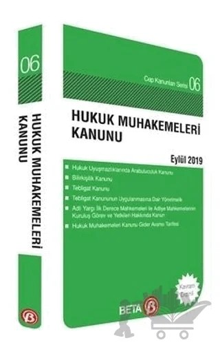 Hukuk Muhakemeleri Kanunu Eylül 2019 – Celal Ülgen – Beta Yayınevi kitap kapağı