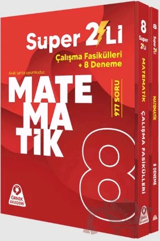 8. Sınıf Süper İkili Matematik Seti – Kolektif – Örnek Akademi kitap kapağı