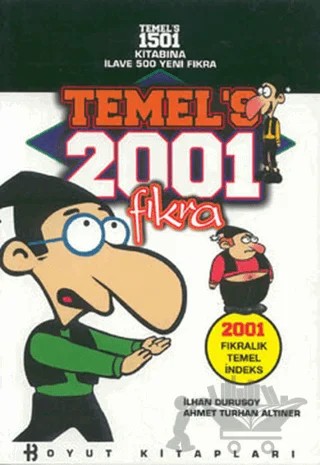 Temel’s 2001 Fıkra – Ahmet Turhan Altıner, İlhan Durusoy – Boyut Yayın Grubu kitap kapağı