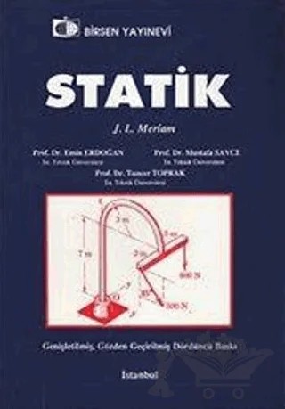 Statik – J. L. Meriam – Birsen Yayınevi kitap kapağı