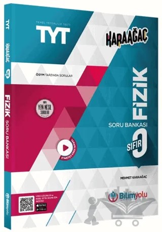 YKS TYT Fizik Karaağaç Sıfır Soru Bankası – Mehmet Karaağaç – Bilimyolu Yayıncılık kitap kapağı