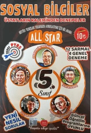 5. Sınıf Sosyal Bilgiler All Star Denemeler – Kolektif – Newton Yayınları kitap kapağı