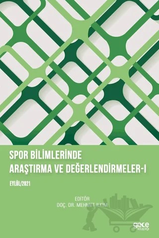 Spor Bilimlerinde Araştırma ve Değerlendirmeler I – Kolektif – Gece Kitaplığı kitap kapağı