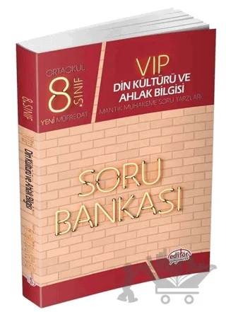 8. Sınıf Vip Din Kültürü ve Ahlak Bilgisi Soru Bankası – Kolektif – Editör Yayınevi kitap kapağı