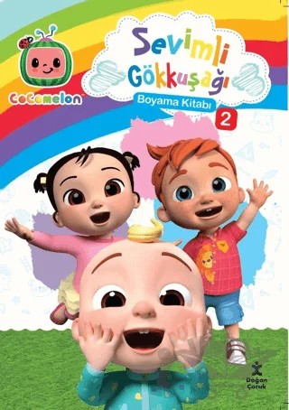 Cocomelon Sevimli Gökkuşağı Boyama Kitabı 2 – Kolektif – Doğan Çocuk kitap kapağı