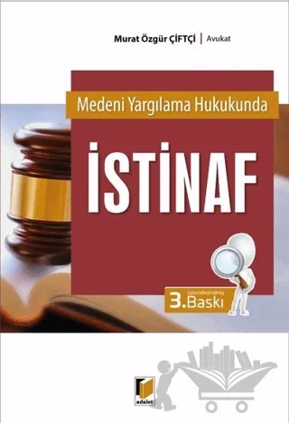 İstinaf – Murat Özgür Çiftçi – Adalet Yayınevi kitap kapağı