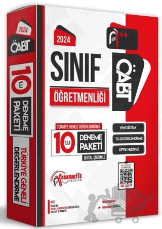 2024 ÖABT SINIF Öğretmenliği 10 Dijital Çözümlü Deneme – Ramazan Eroğlu – Anamorfik Yayınları kitap kapağı