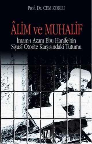 Alim ve Muhalif – Cem Zorlu – İz Yayıncılık kitap kapağı