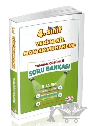 4. Sınıf Yeni Nesil Mantık Muhakeme Tamamı Çözümlü Soru Bankası – Kolektif – Editör Yayınevi kitap kapağı