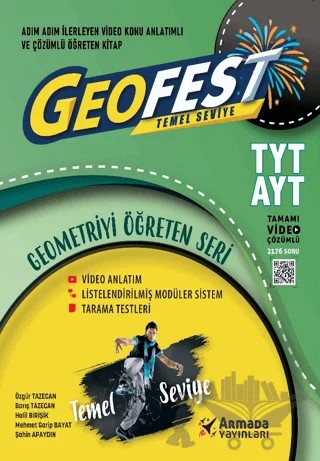 TYT AYT Geofest Geometri Temel Seviye Geometriyi Öğreten Seri – Kolektif – Armada Yayınları kitap kapağı