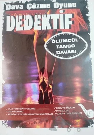 Dedektif Dava Çözme Oyunu - Ölümcül Tango Davası – Kolektif – MT Dedektiflik kitap kapağı