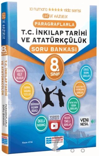 8. Sınıf Paragraflarla T.C. İnkılap Tarihi ve Atatürkçülük Soru Bankası – Kolektif – Evrensel İletişim Yayınları kitap kapağı