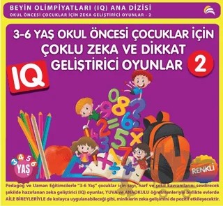 3-6 Yaş Okul Öncesi Çocuklar İçin Çoklu Zeka ve Dikkat Geliştirici Oyunlar 2 – Bahar Çelik – Ekinoks Yayın Grubu kitap kapağı