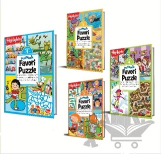 Highlights Puzzlemania Favori Puzzle 4'lü Set – Kolektif – Dikkat Atölyesi Yayınları kitap kapağı