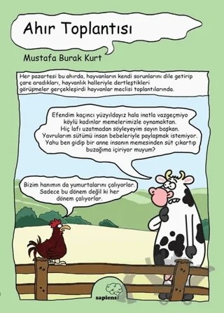 Ahır Toplantısı – Mustafa Burak Kurt – Sapiens Yayınları kitap kapağı